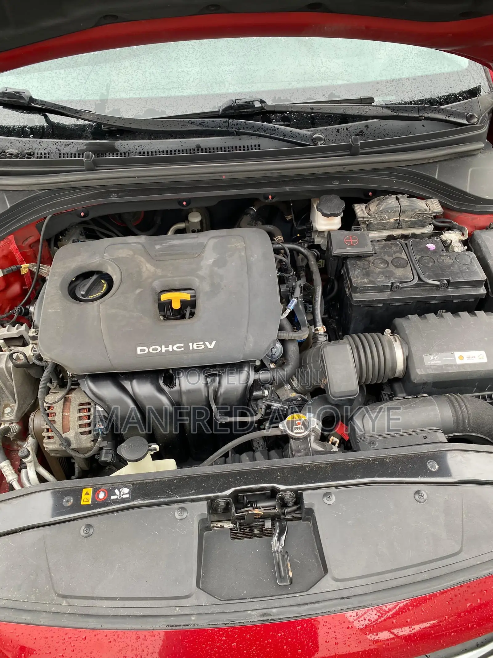 Hyundai Elantra Limited 2018 Red