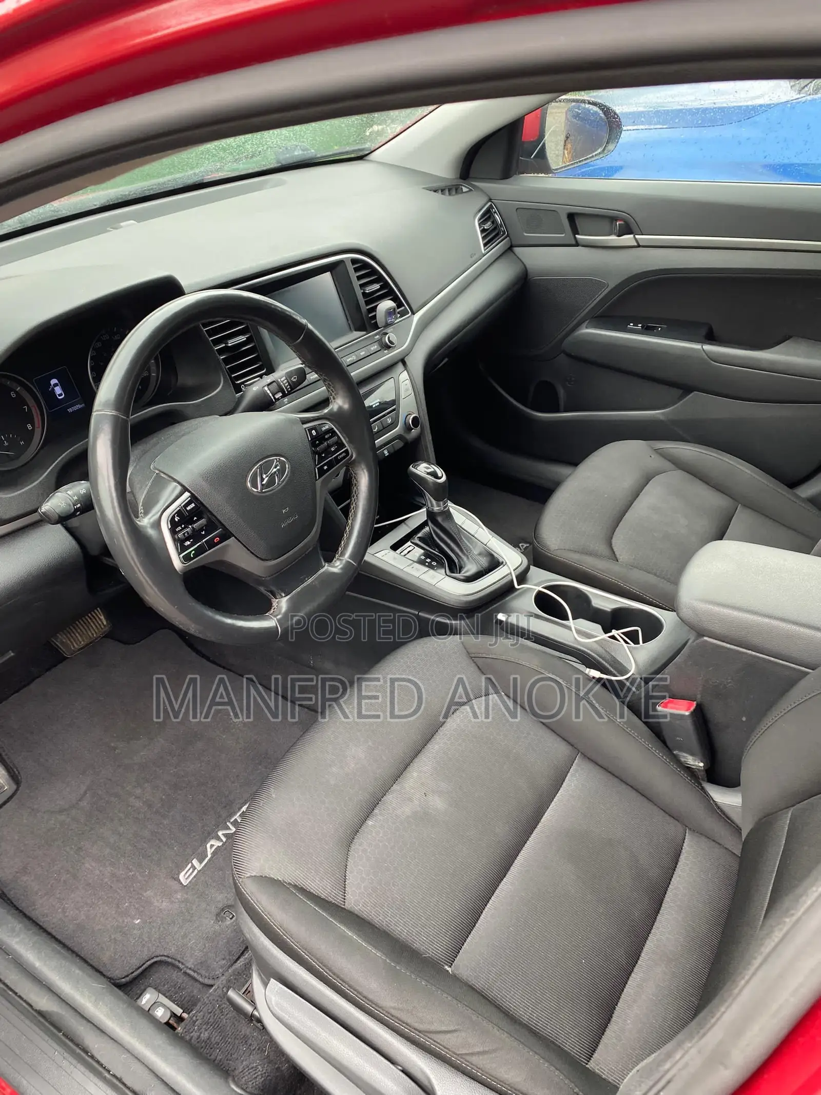 Hyundai Elantra Limited 2018 Red