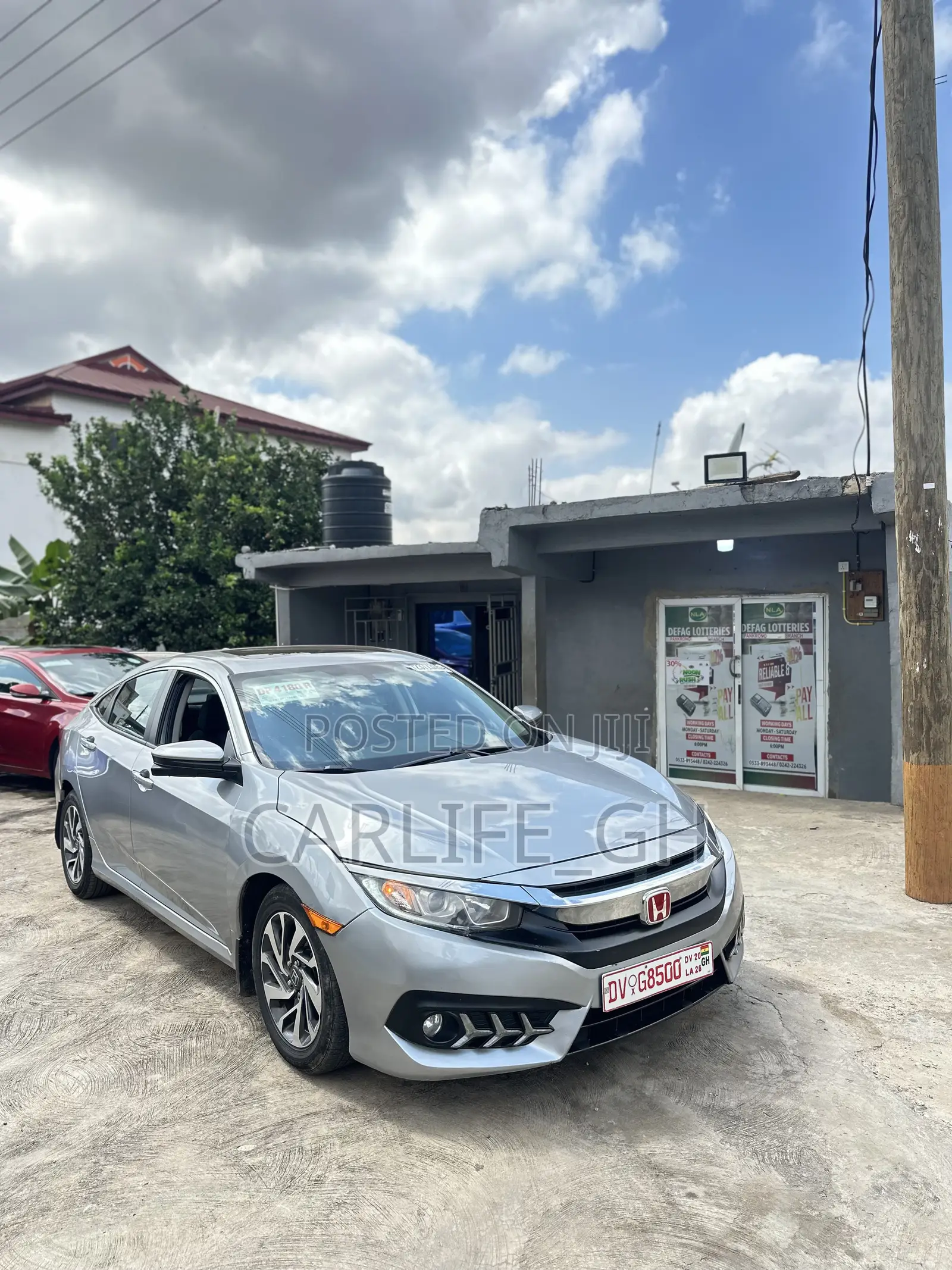 Honda Civic EX-L Sedan 2018 Gray