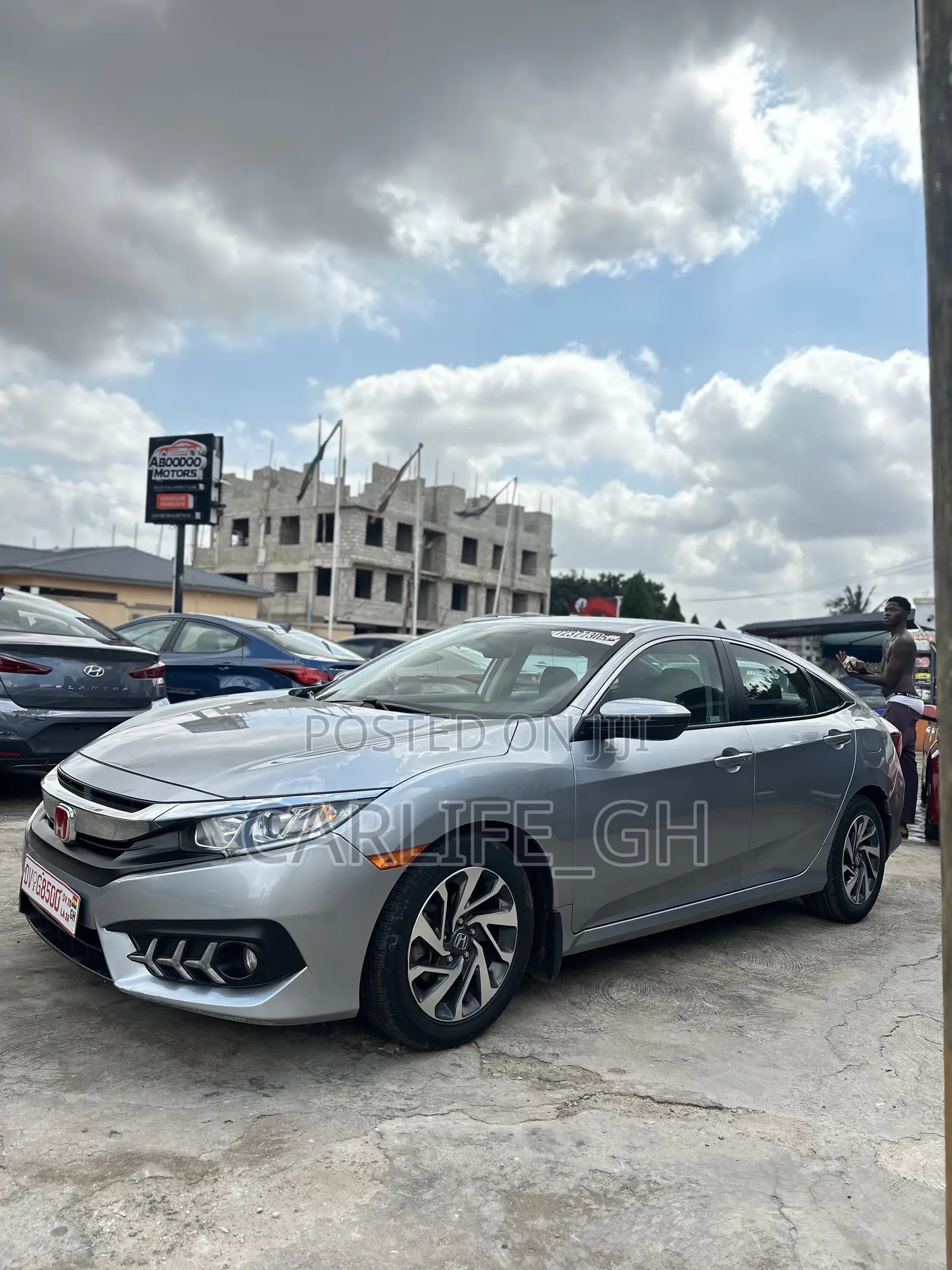 Honda Civic EX-L Sedan 2018 Gray