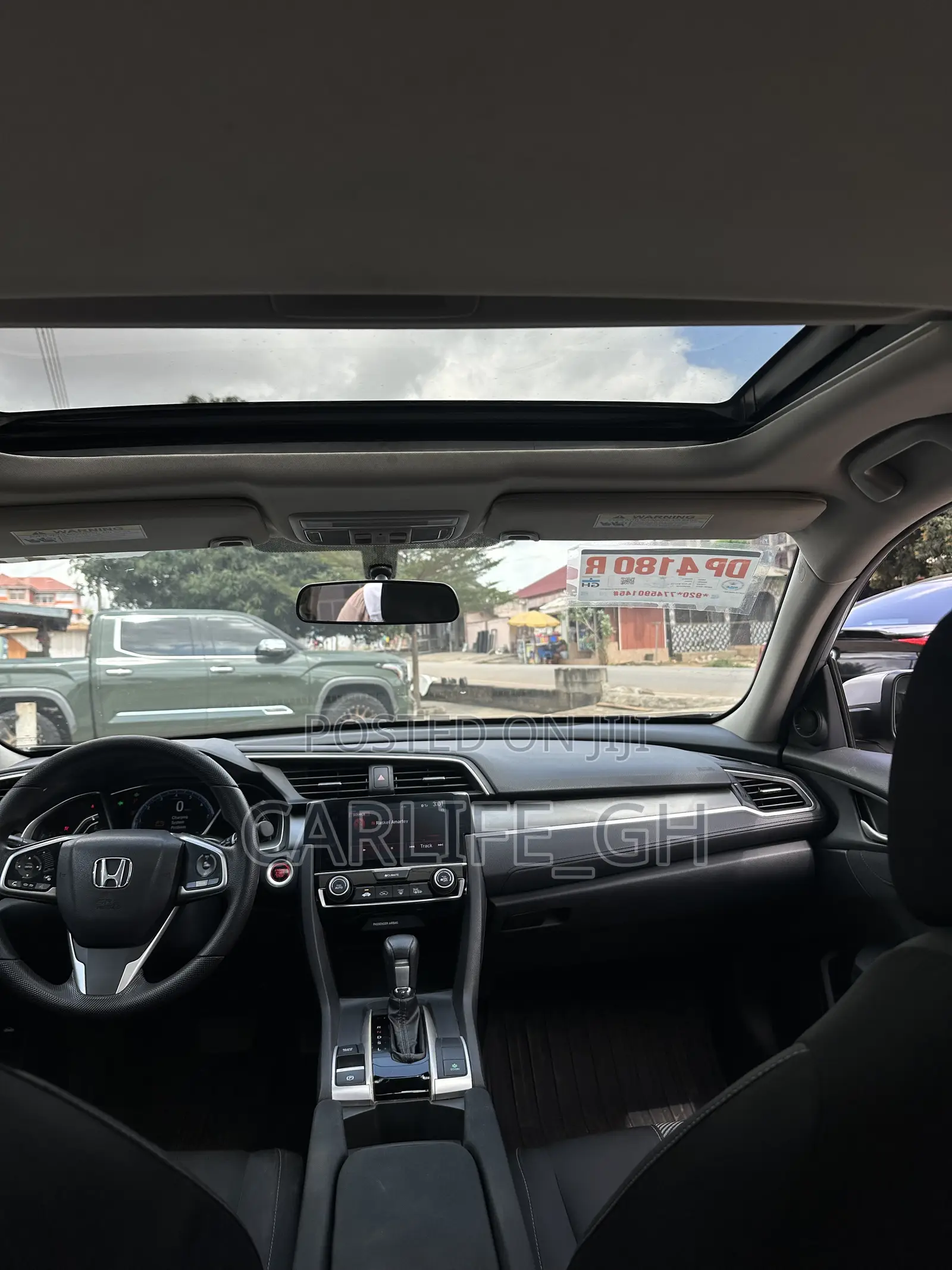 Honda Civic EX-L Sedan 2018 Gray
