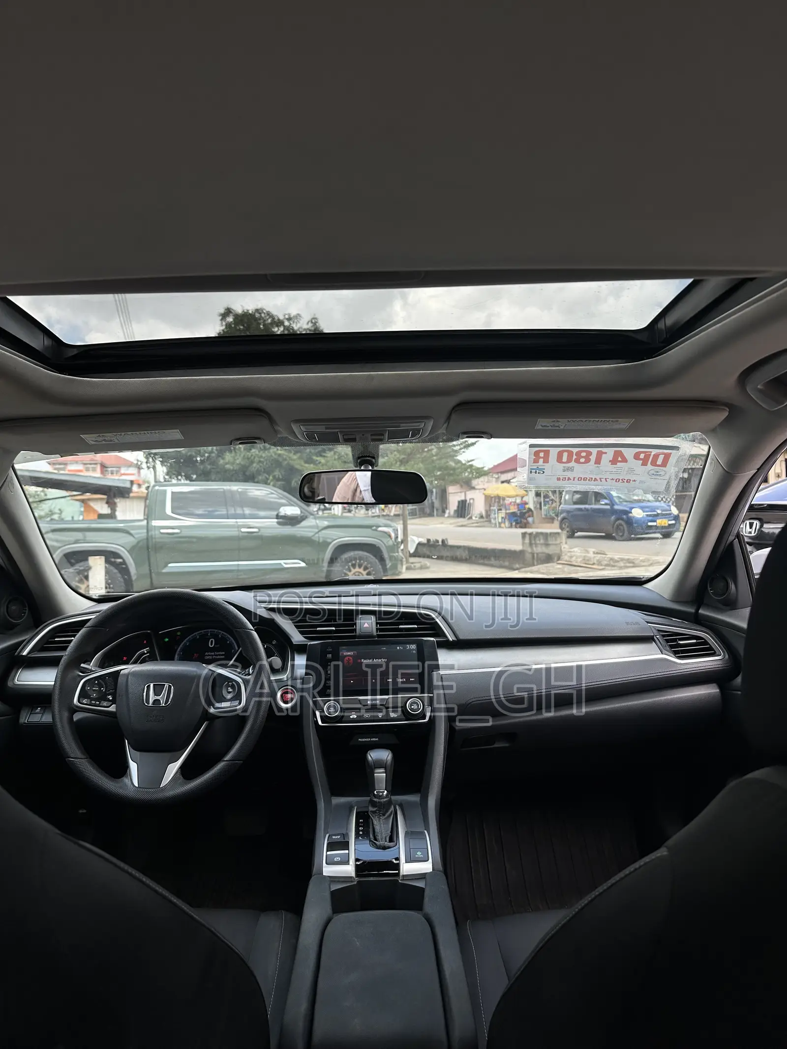 Honda Civic EX-L Sedan 2018 Gray