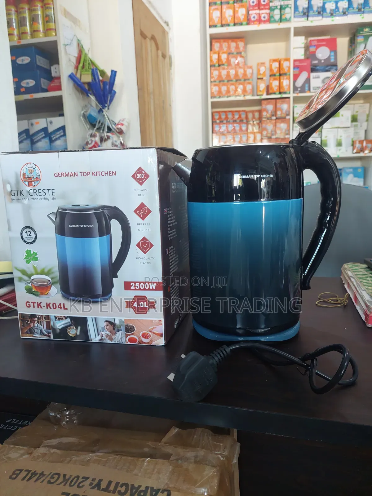 German Top Kitchen GTK CRESTE 4.0L Electric Kettle