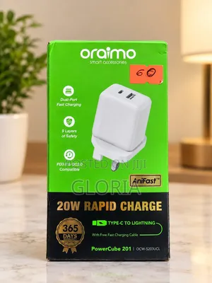 Oraimo 20W Rapid Charger (PowerCube 201)