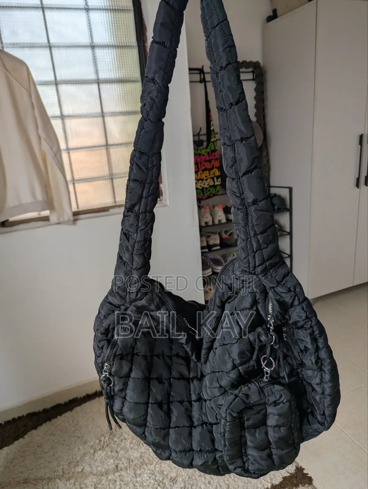 Puffer Bag With Purse