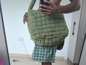 Puffer Bag With Purse