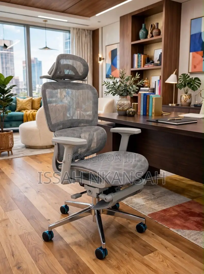 Grey Ergonomic Boss Chair