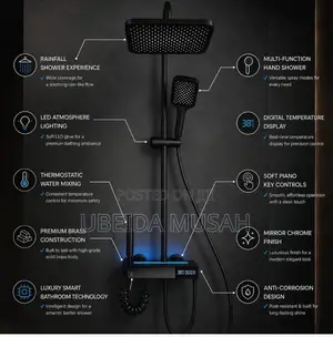 4-in-1 Multi-Functional Piano Digital Shower