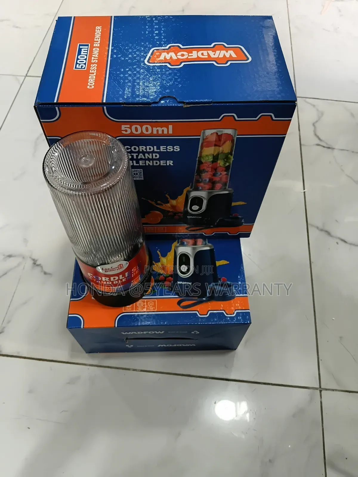 Original Wadfow Rechargeable Blender- No Light Needed
