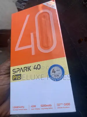 New Tecno Spark 40 Pro 256 GB Black
