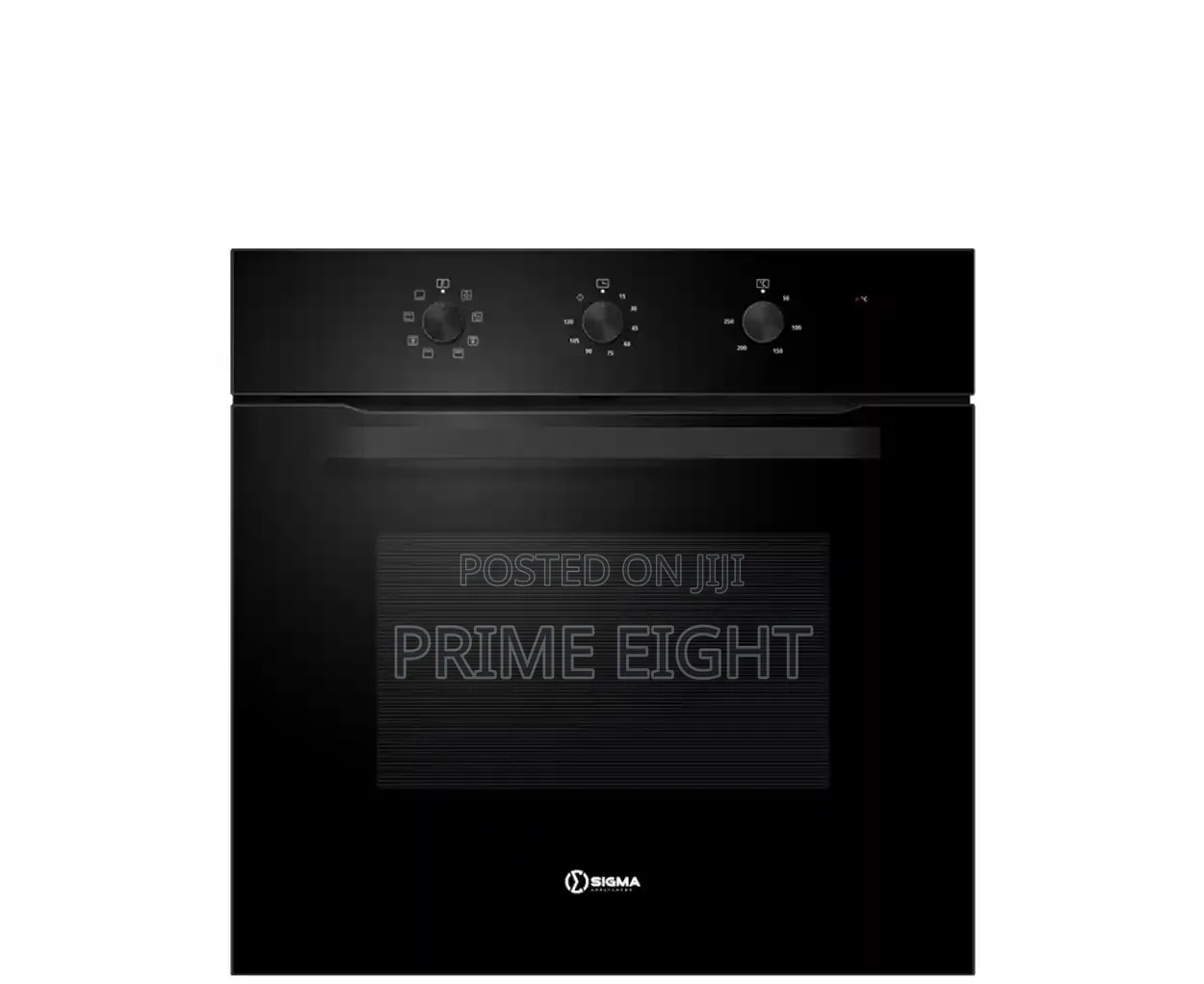 Sigma 65Ltrs 60cm Built-in Electric Oven Black Mirror SIG-BIO-65M80-11