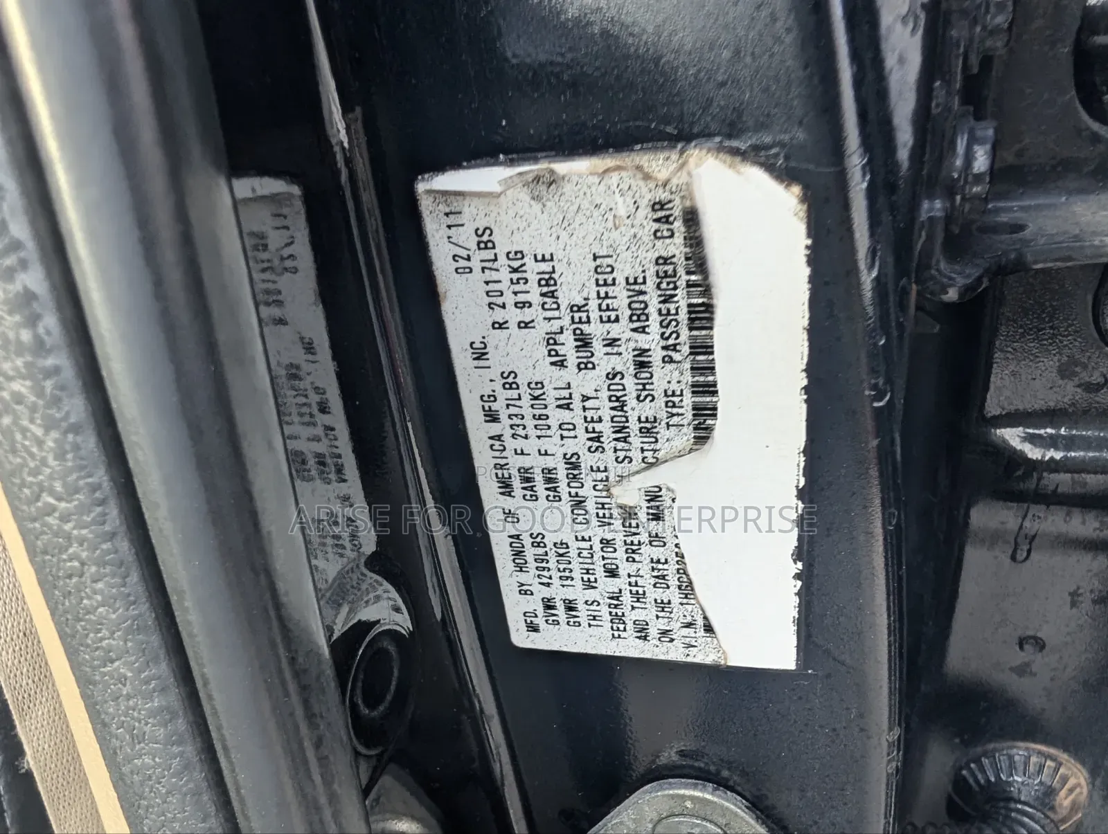 Honda Accord Sedan SE 2011 Black
