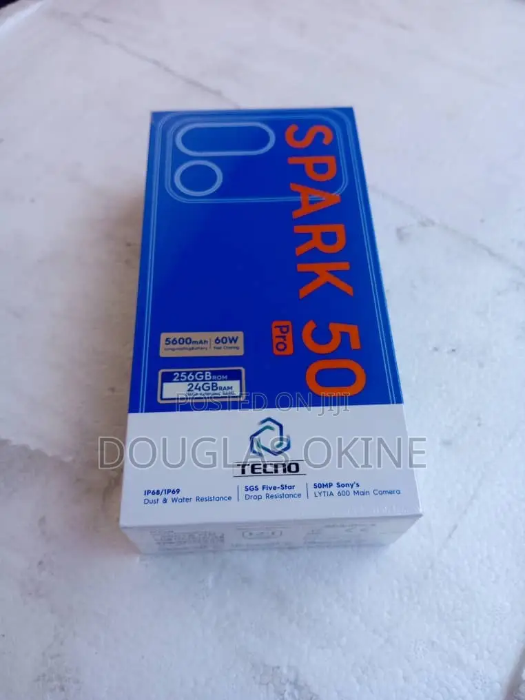 New Tecno Spark 50 Pro 256 GB Gray