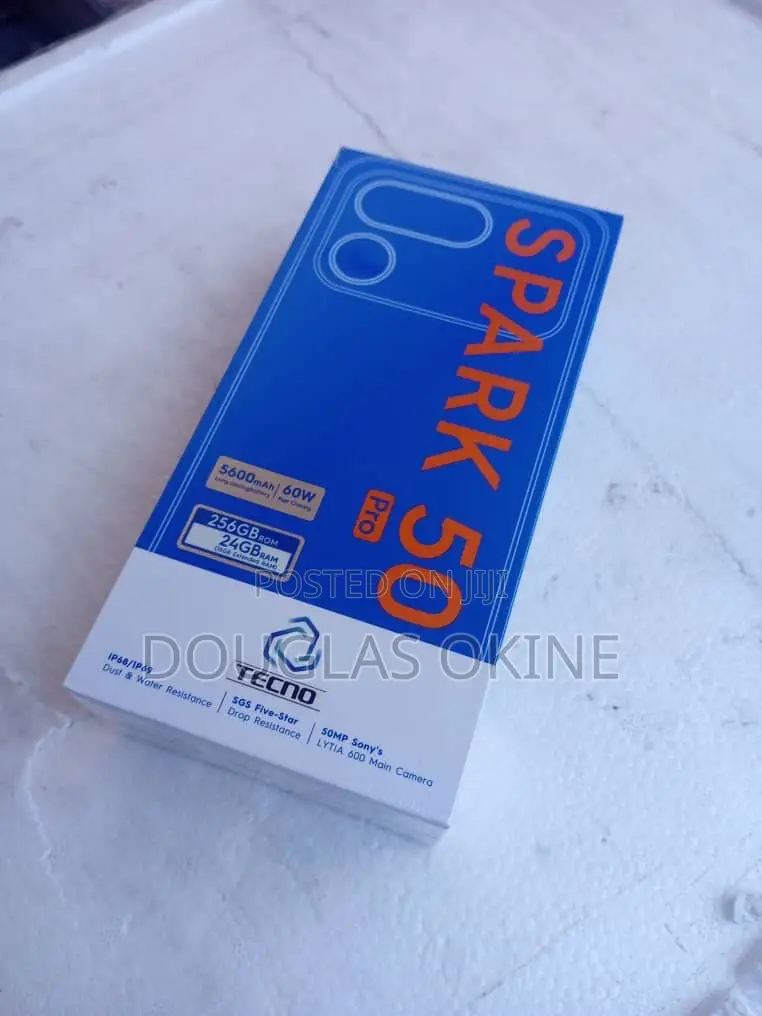 New Tecno Spark 50 Pro 256 GB Gray