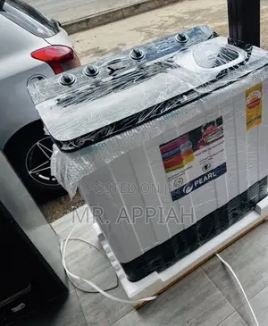 Extremely Durable Pearl 12kg Spin Dry Washing Machine(White)Top Load