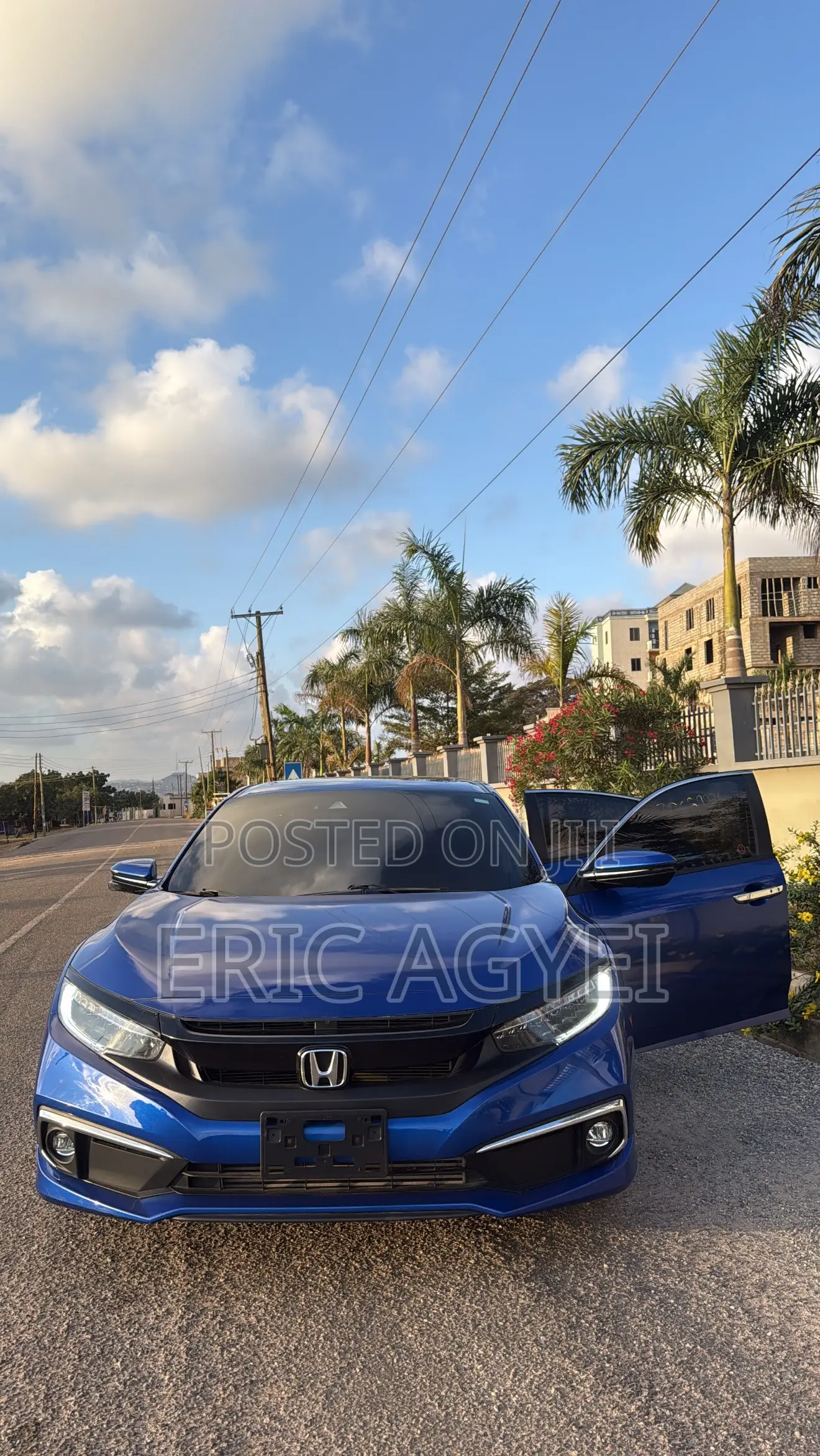 Honda Civic Touring Sedan 2019 Blue