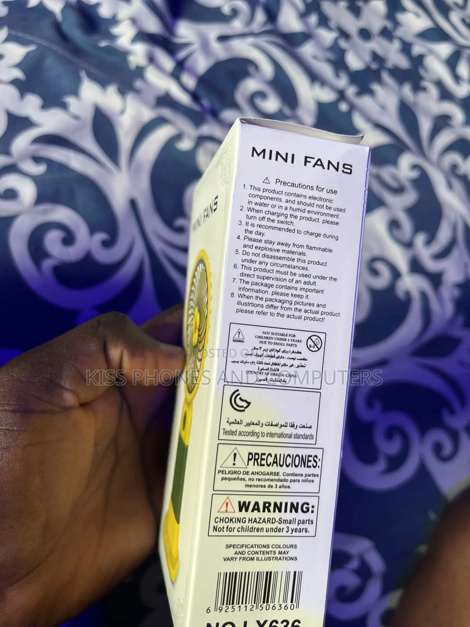 Rechargeable Mini Fan