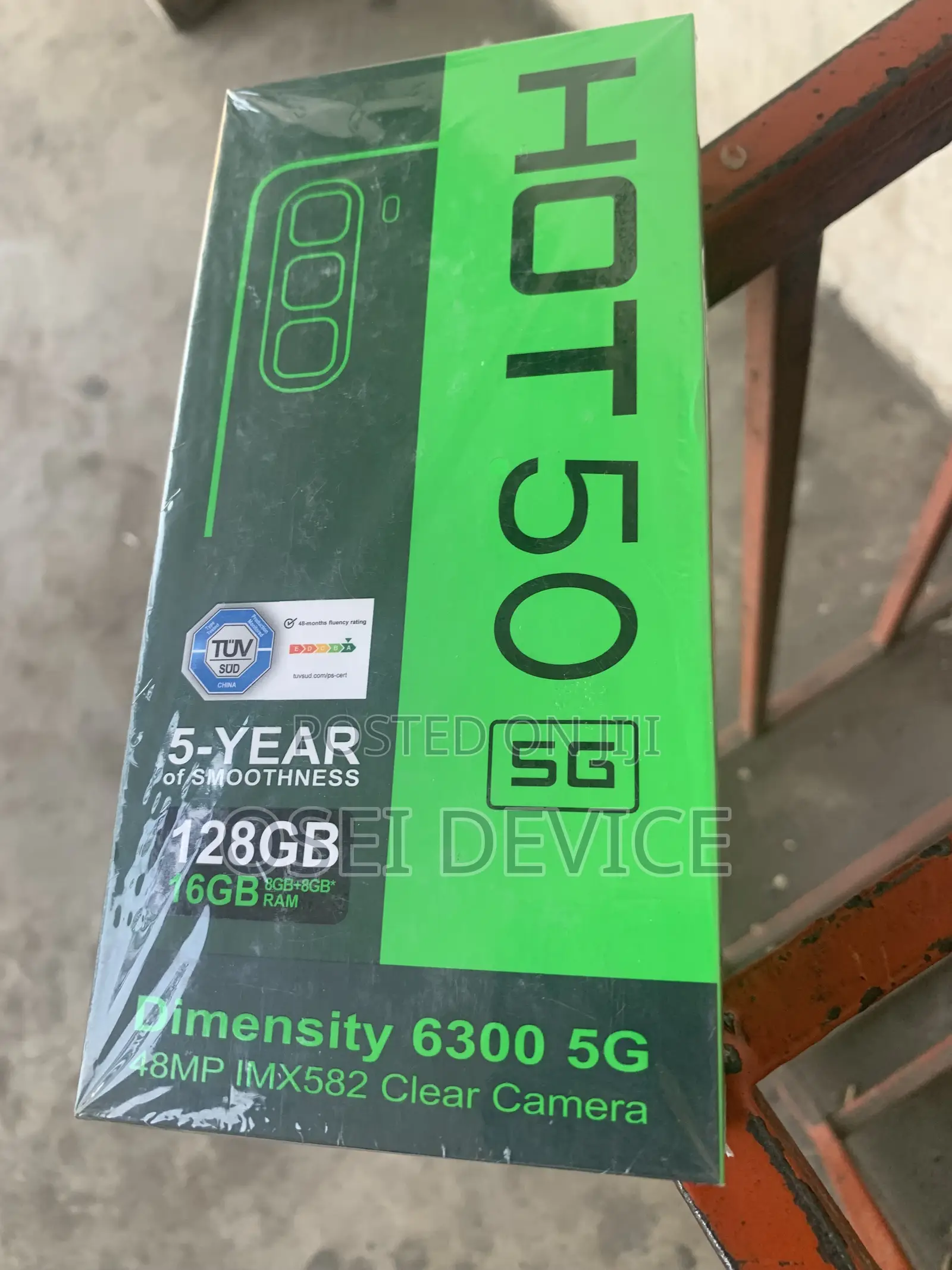 New Infinix Hot 50i 256 GB Black