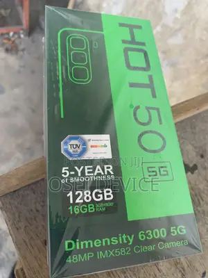 New Infinix Hot 50i 256 GB Black