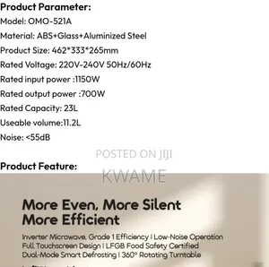 MICROWAVE 23L infiWave Lite