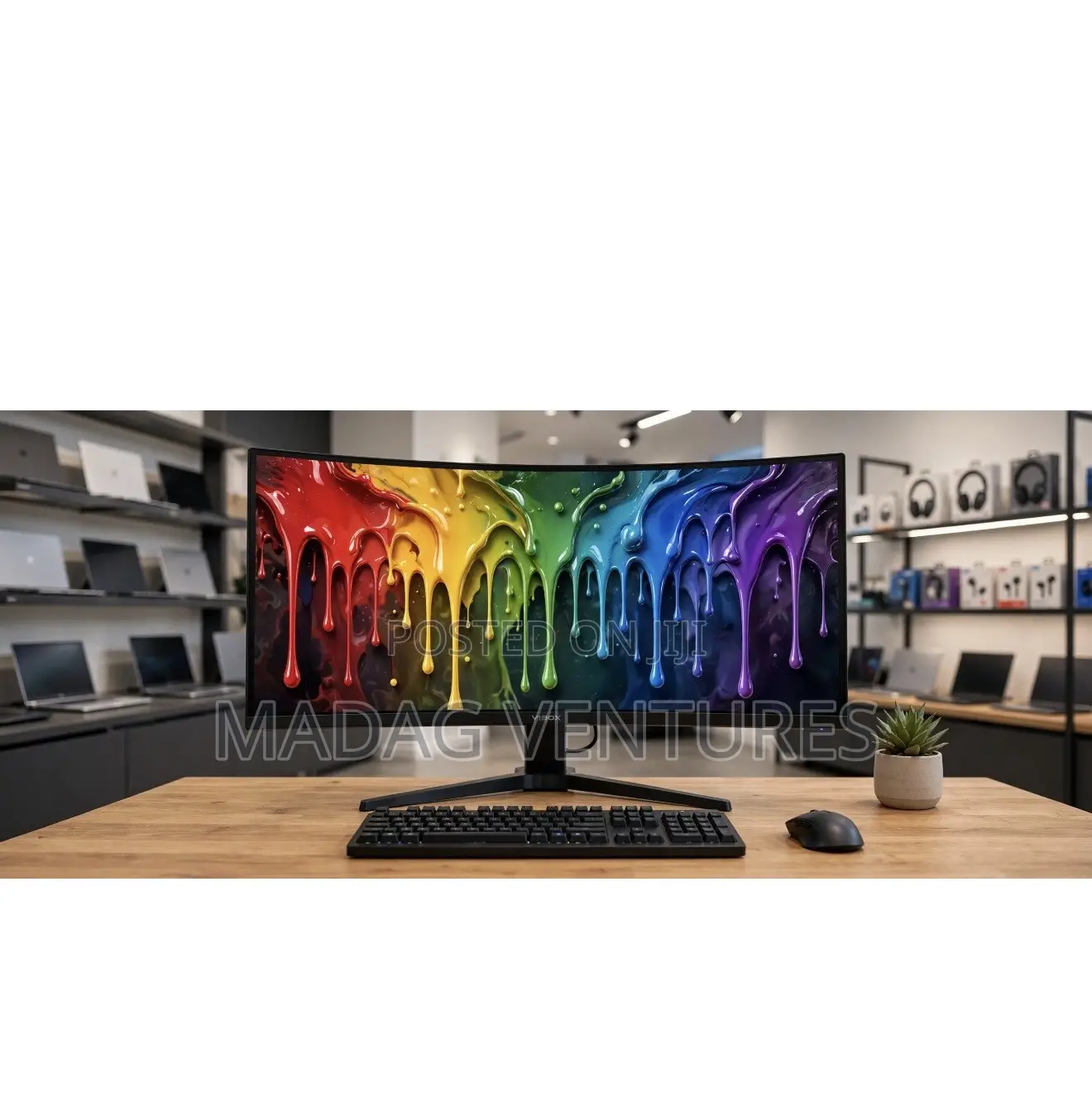 Vibox 49 Inch 120Hz Ultrawide Curved Gaming Monitor - 49z120uwqhdc,