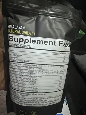 Shilajit, Ashwaganda and Seamoss Gummies