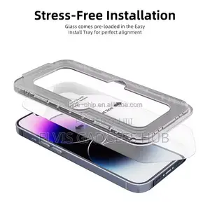 Easy Installation Tempered Glass for Iphone12-17Glass Screen Protector
