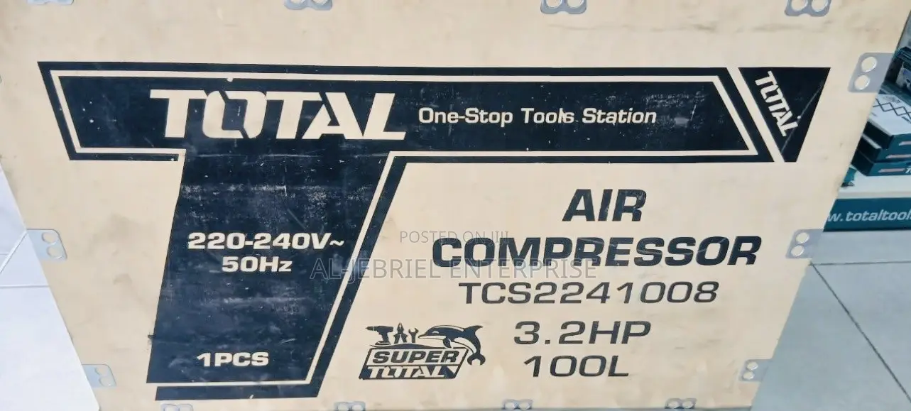 Total Air Compressor 3.2Horse Power (100L)