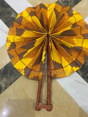 African Textile Print-Hand Fans Wholesale