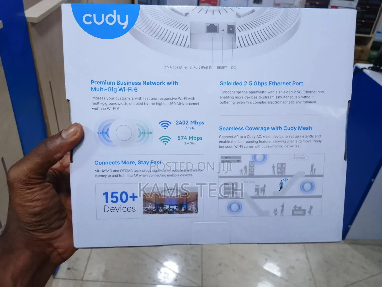 CUDY AP3000 Wi-Fi 6 Ceiling Access Point