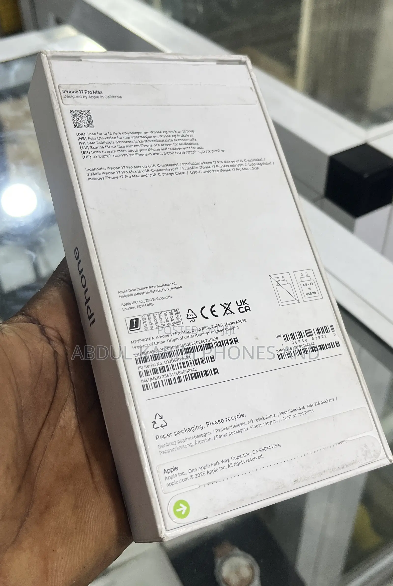 New Apple iPhone 17 Pro Max 256 GB