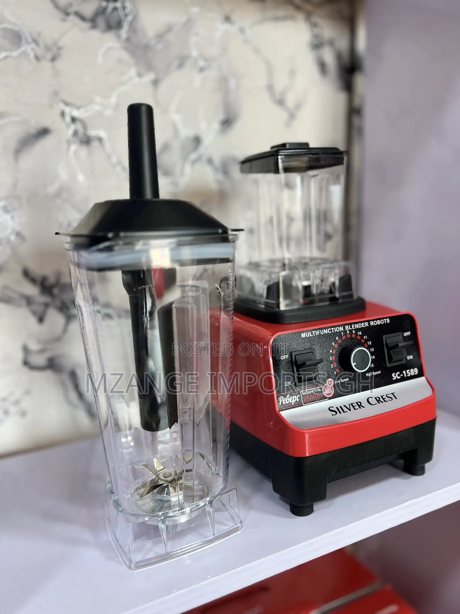 Quality and Original Silver Crest 2in1 Double Jar Blender