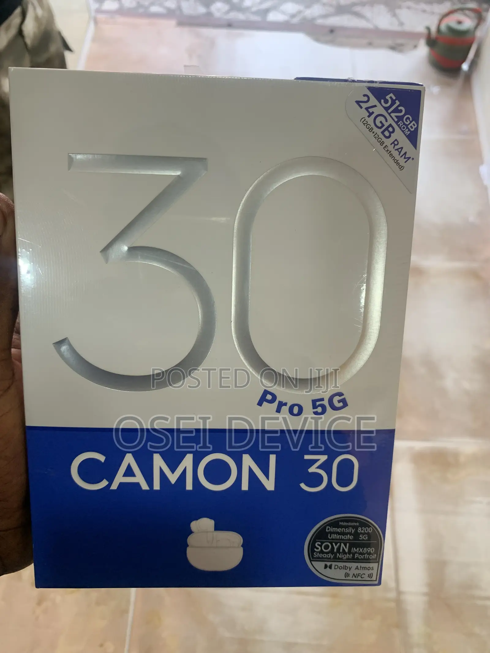 New Tecno Camon 30 Pro 5G 512 GB Black