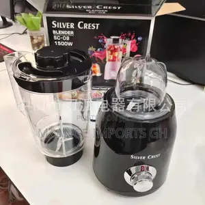 1.5L Silver Crest 2in1 Double Jar Blender