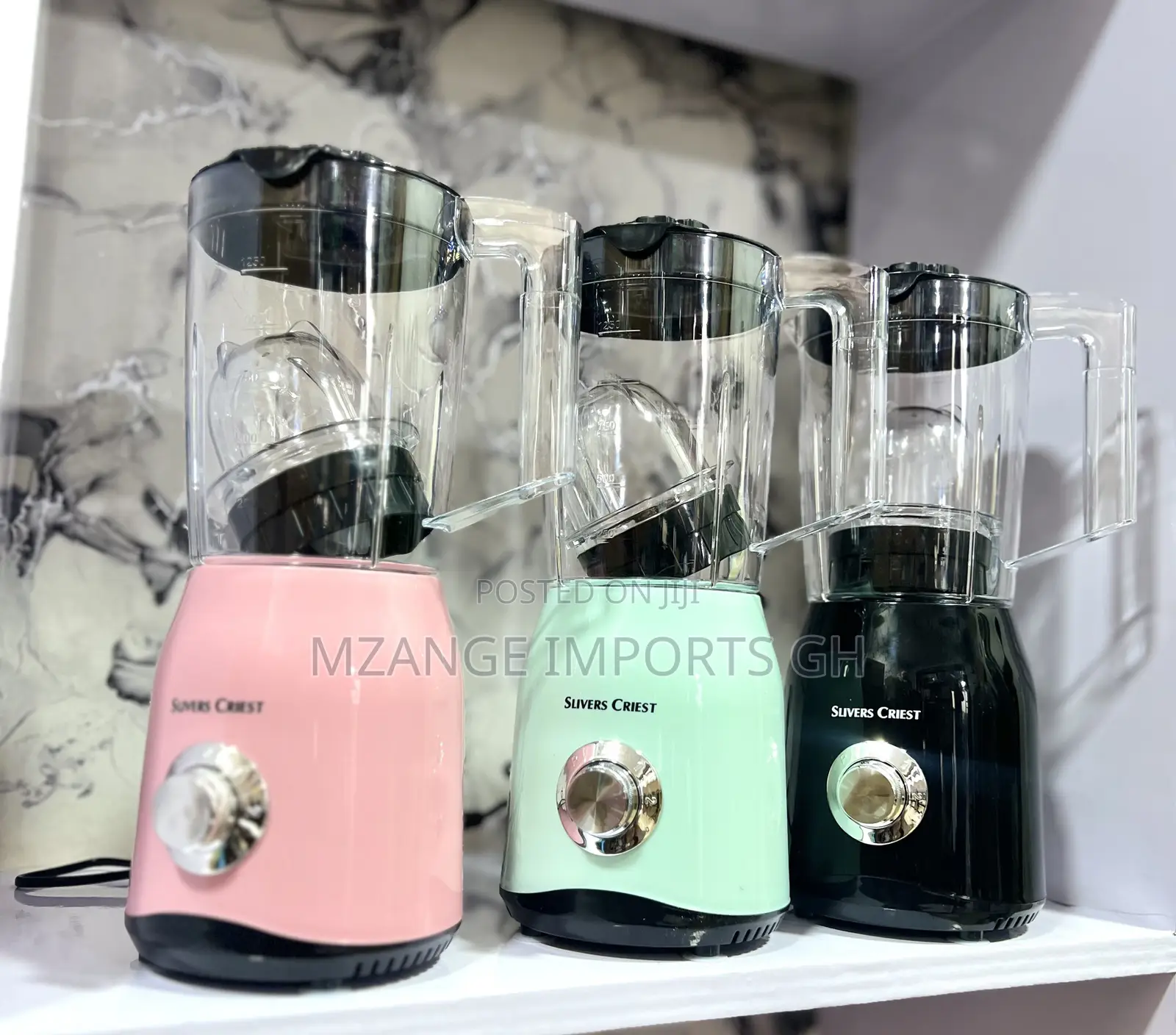 1.5L Silver Crest 2in1 Double Jar Blender