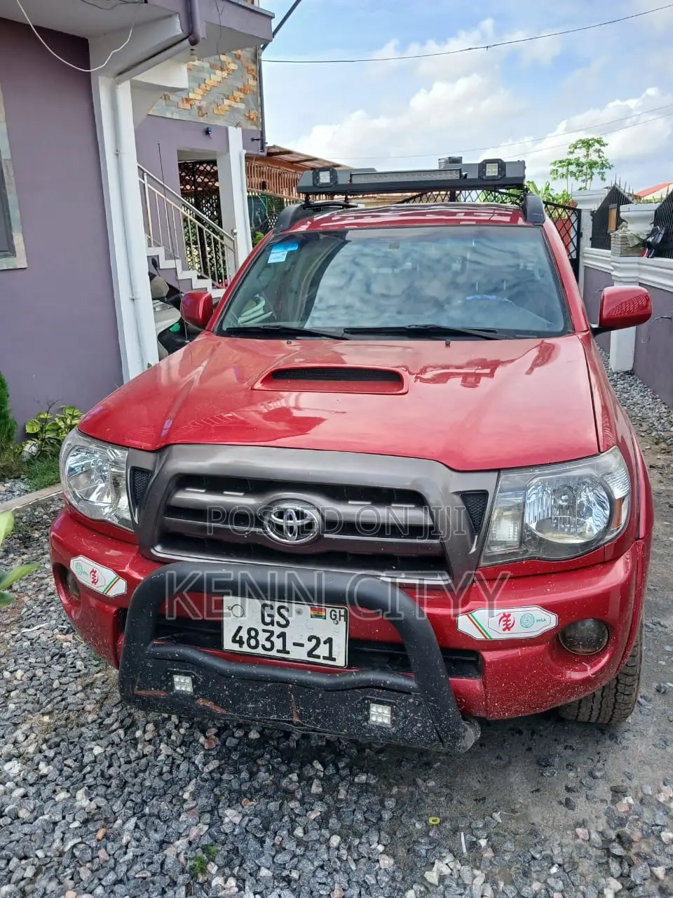 Toyota Tacoma 4dr Access Cab 4WD 6.1 ft. SB (2.7L 4cyl 4A) 2015 Red