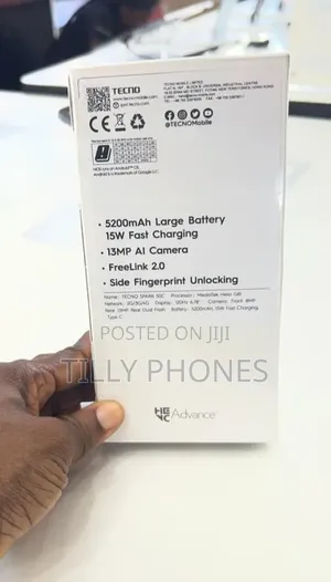 New Tecno Spark 50 128 GB Red