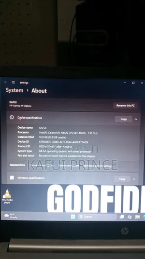 Laptop HP 14-dq1088wm 16GB Intel Celeron SSD 256GB