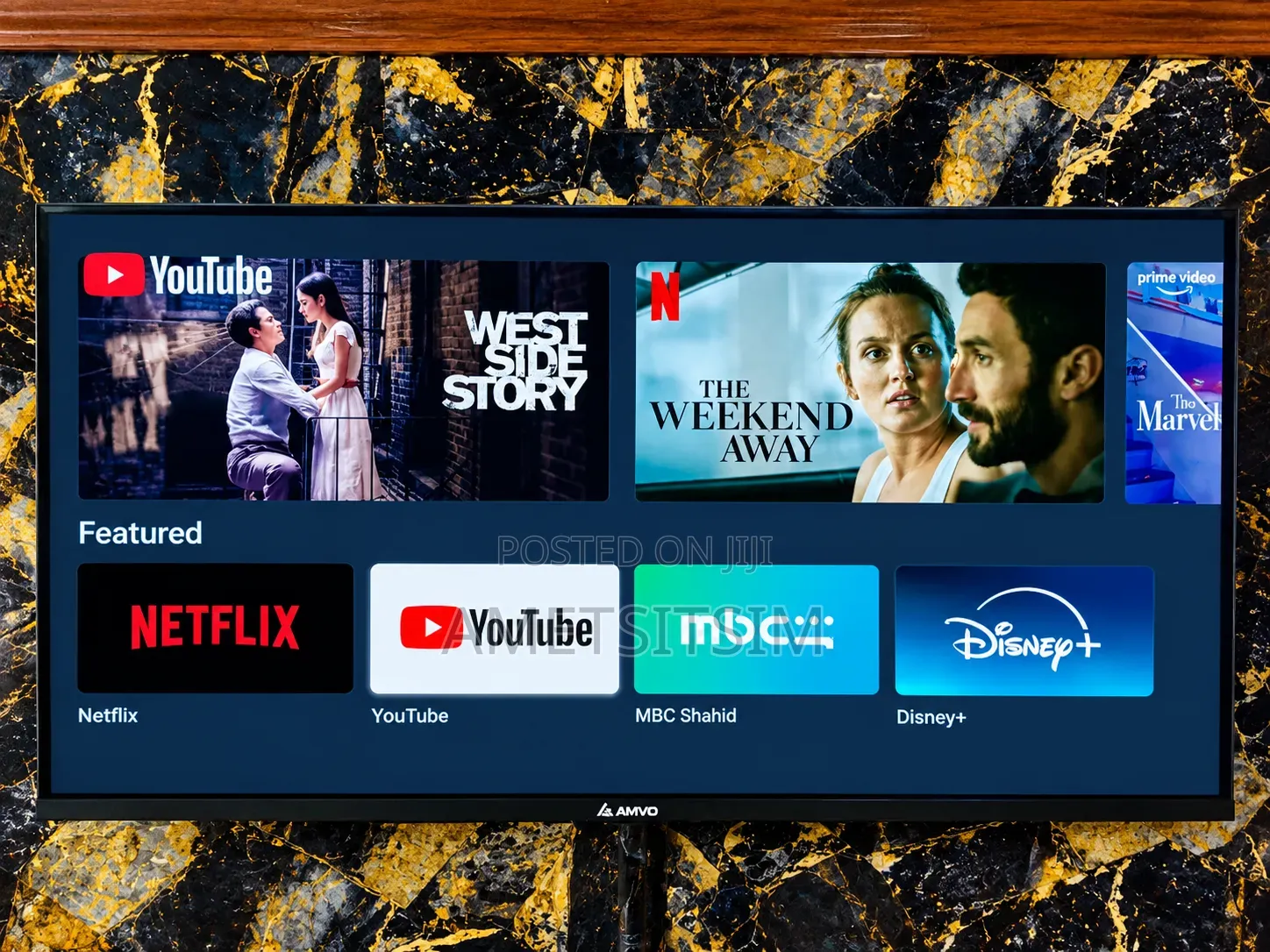 Amvo Smart Frameless Android TV 32"