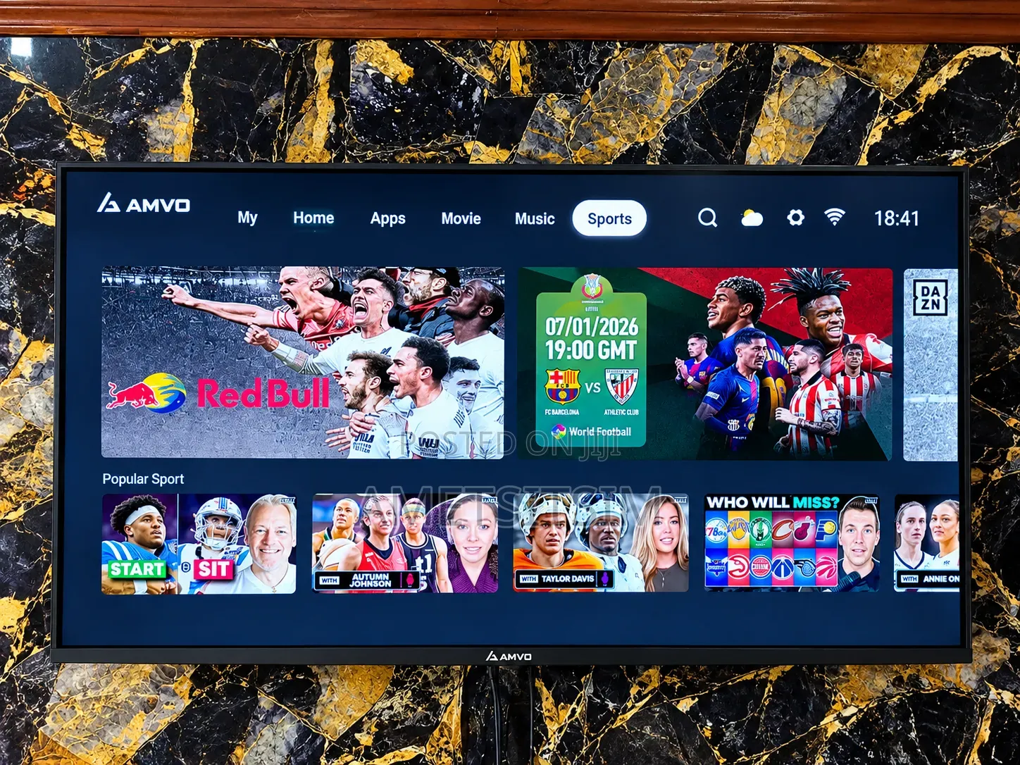 Amvo Smart Frameless Android TV 32"