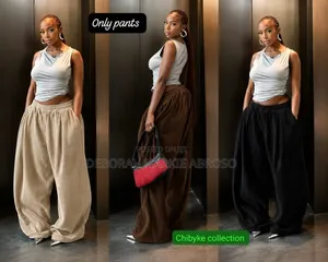 Baggy Corduroy Palazzo Pants