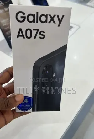 New Samsung Galaxy A07s 64 GB Black