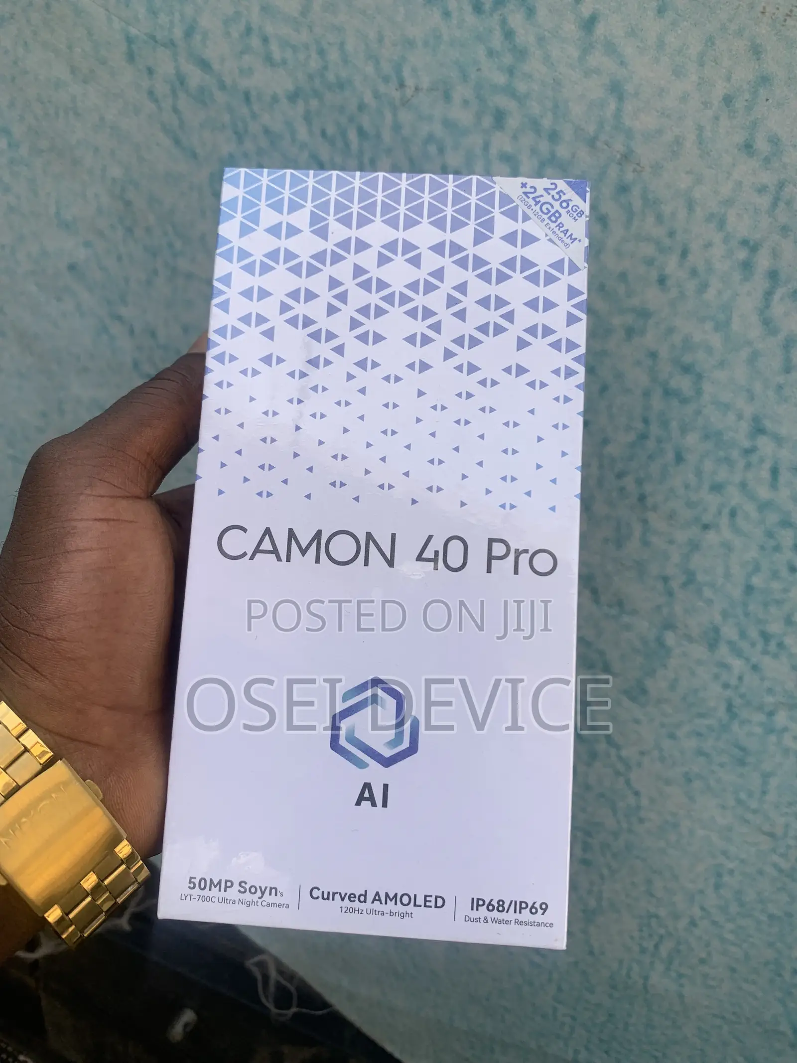 New Tecno Camon 40 Pro 5G 256 GB Black