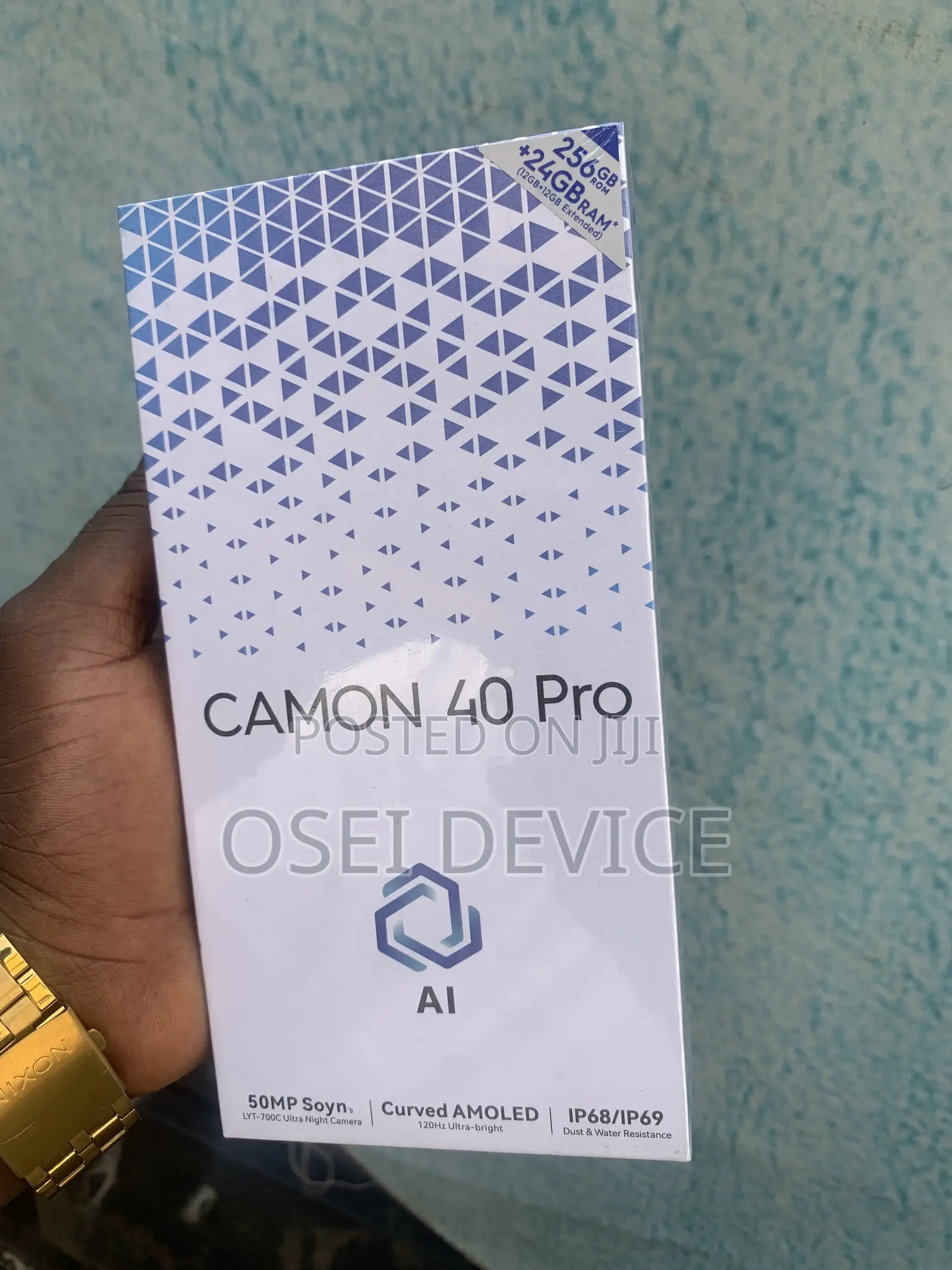 New Tecno Camon 40 Pro 5G 256 GB Black