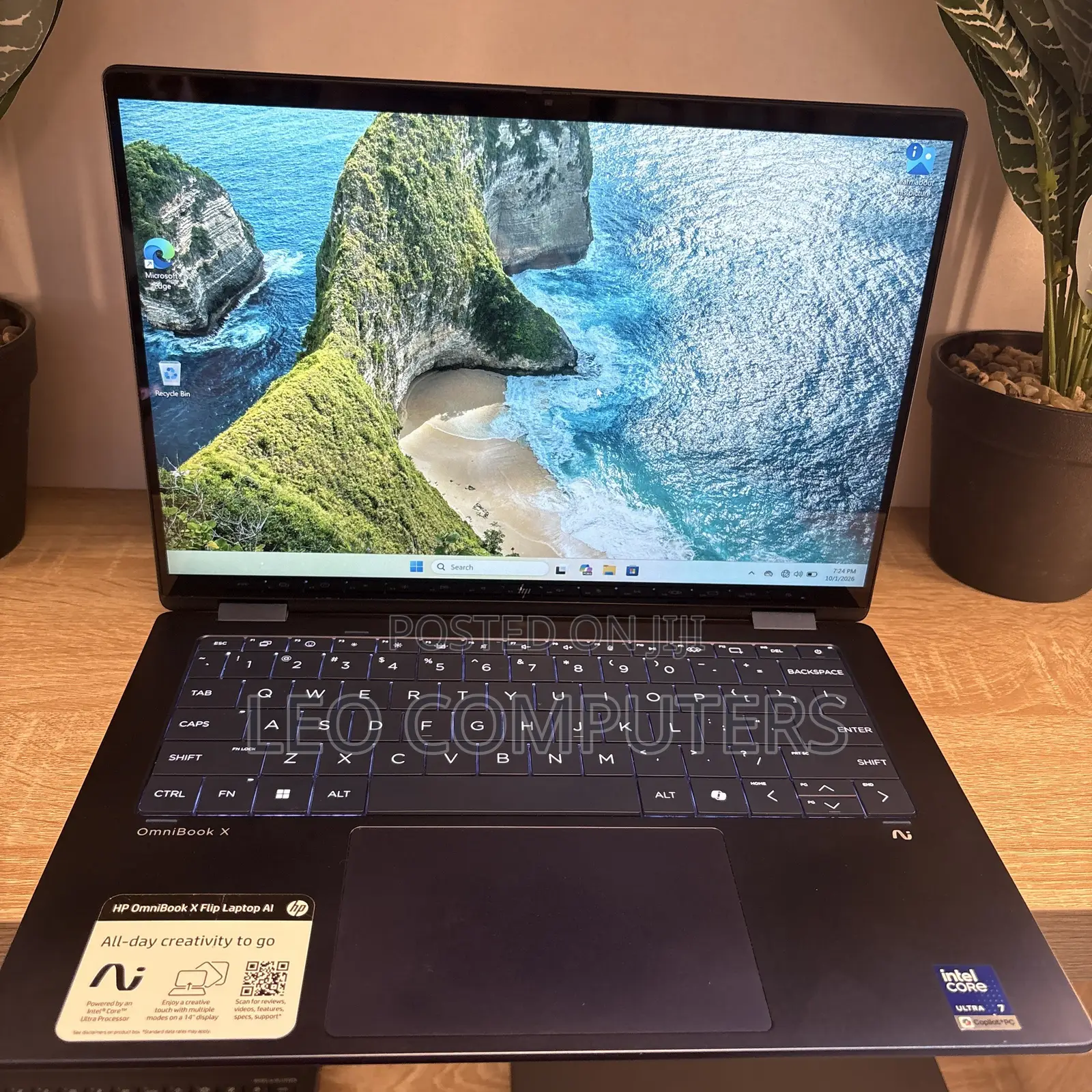 Laptop HP OmniBook X Flip 14" 1GB Intel Core Ultra 7 SSD 1T