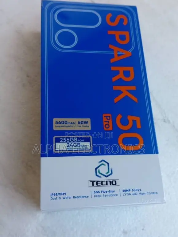New Tecno Spark 50 Pro 256 GB Blue