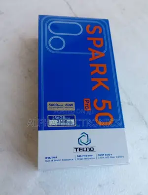 New Tecno Spark 50 Pro 256 GB Blue