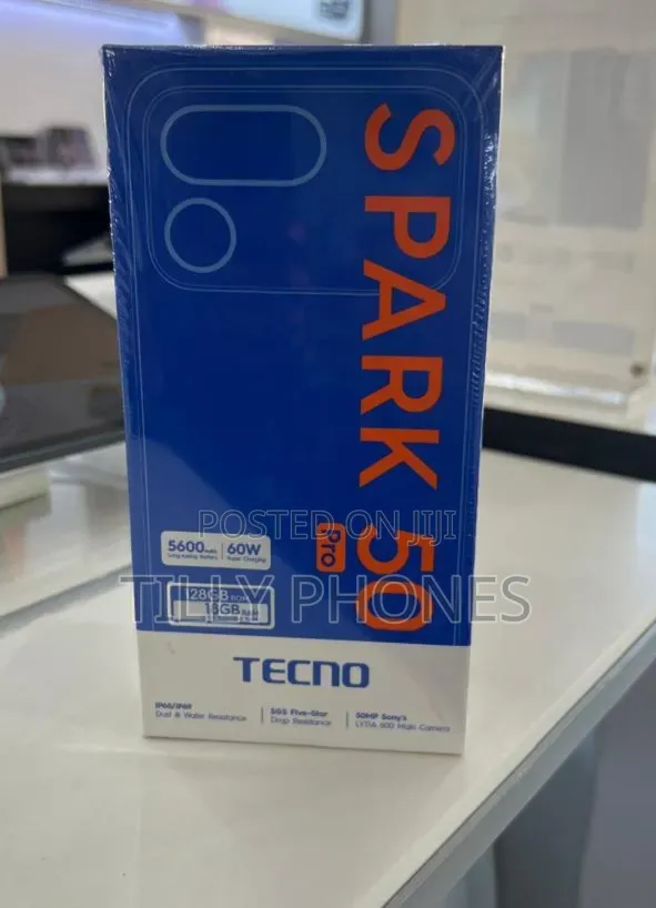 New Tecno Spark 50 Pro 256 GB Black