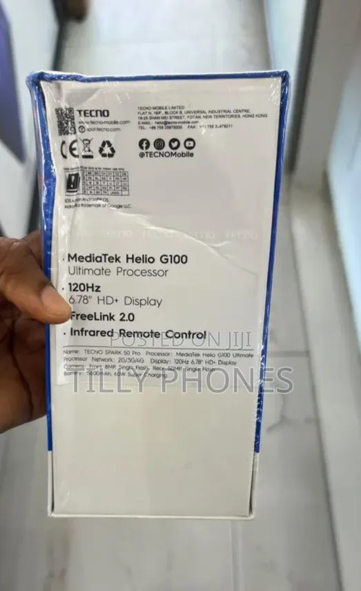 New Tecno Spark 50 Pro 256 GB Black