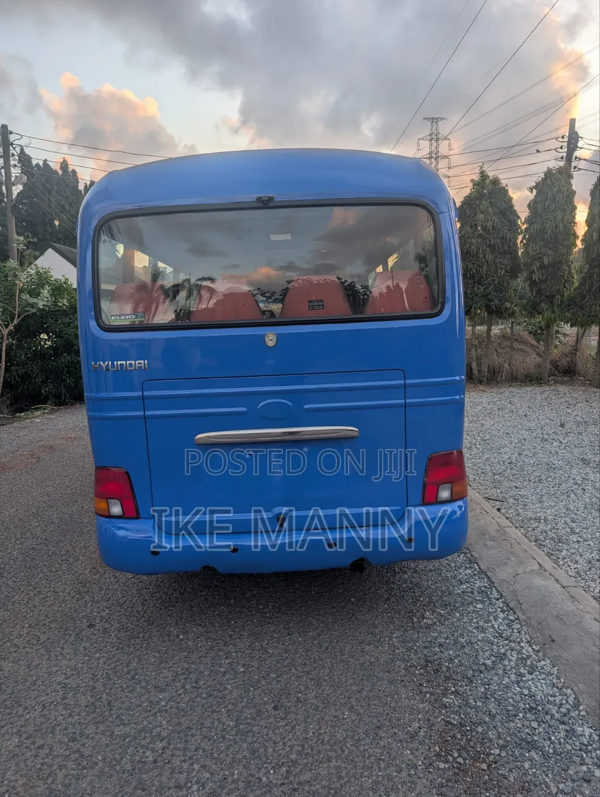Hyundai County 2016 Blue